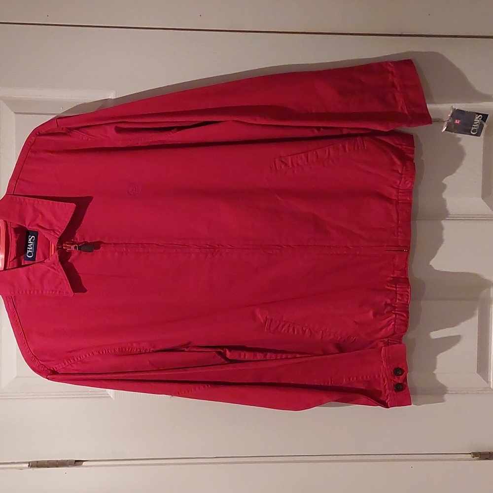 Red Chaps Men's Harrington Jacket size small.